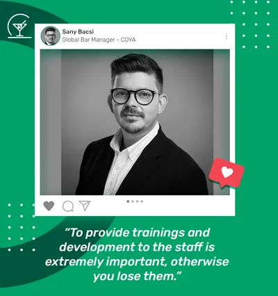 To provide trainings and development to the staff is extremely important, otherwise you lose them.