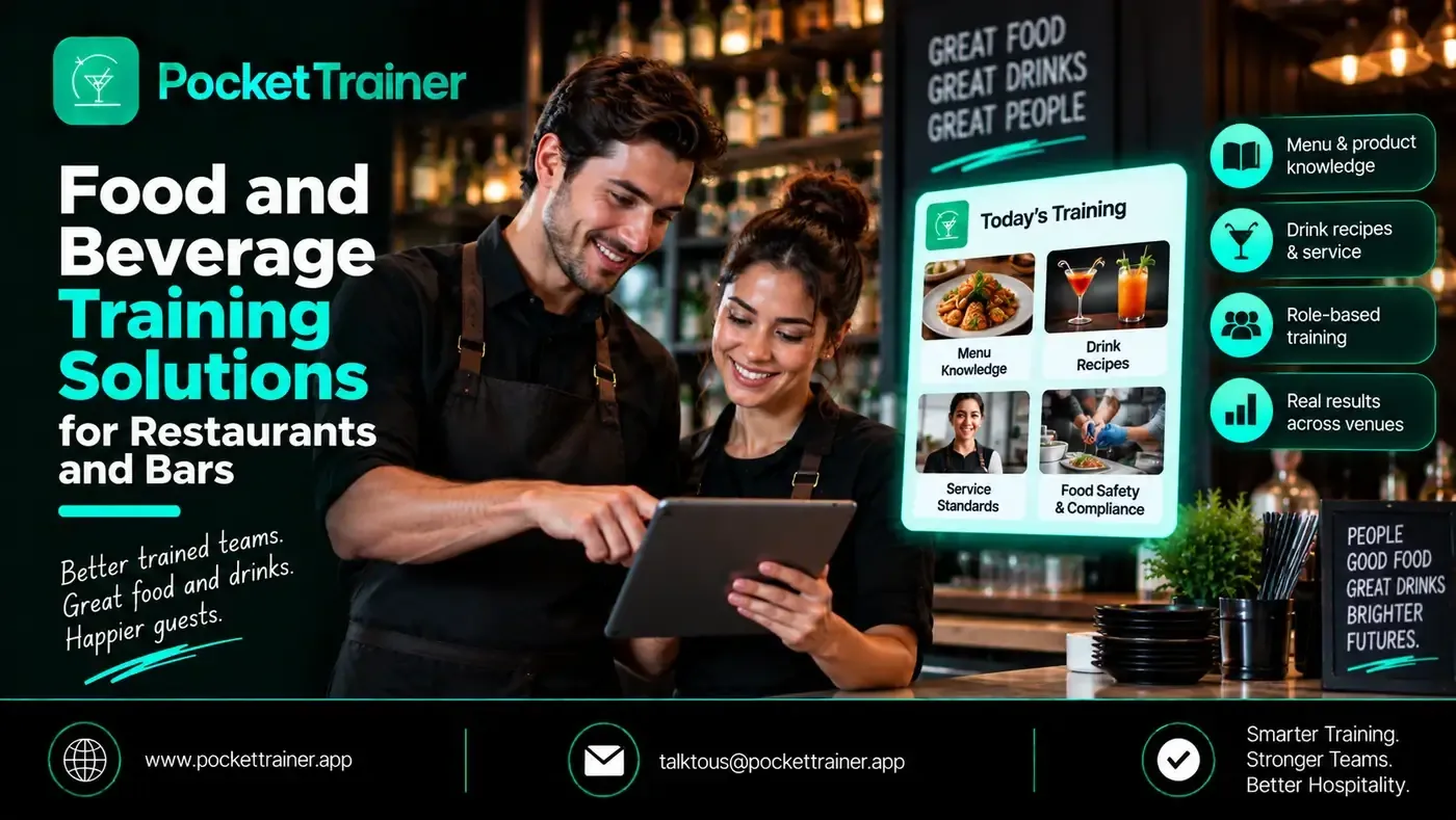 Food and Beverage Training Solutions for Restaurants & Bars