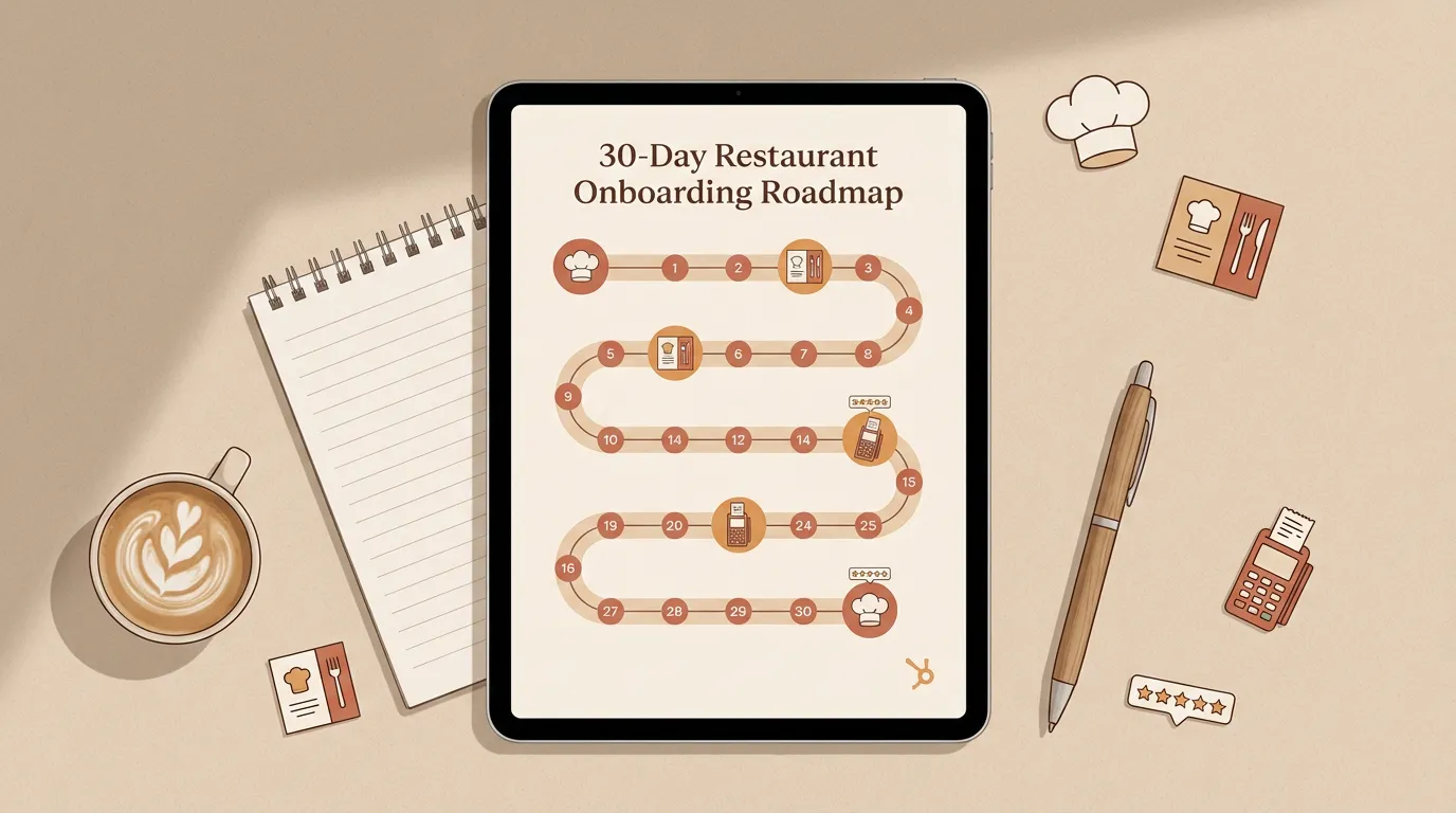 Restaurant Teams Onboarding Made Easy: A 30-Day Roadmap to Success