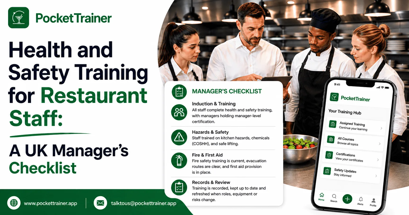 Health and Safety Training for Restaurant Staff: A UK Manager's Checklist